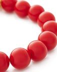 Mini Beads Flex Bracelet scarlet red