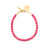 Mini Beads Necklace Raspberry Marble