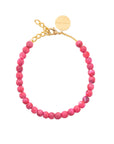 Mini Beads Necklace Raspberry Marble