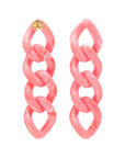 Mini Flat Chain Earring Strawberry Icecream