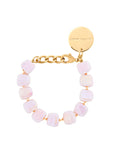 Mini Organic Shaped Bracelet Iridescent Rose