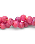 Mini Beads Necklace Raspberry Marble