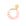 Mini Flat Chain Bracelet Peach Sorbet