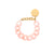 Mini Flat Chain Bracelet Peach Sorbet
