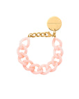 Mini Flat Chain Bracelet Peach Sorbet