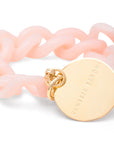 Mini Flat Chain Bracelet Peach Sorbet
