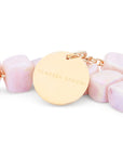 Mini Organic Shaped Bracelet Iridescent Rose