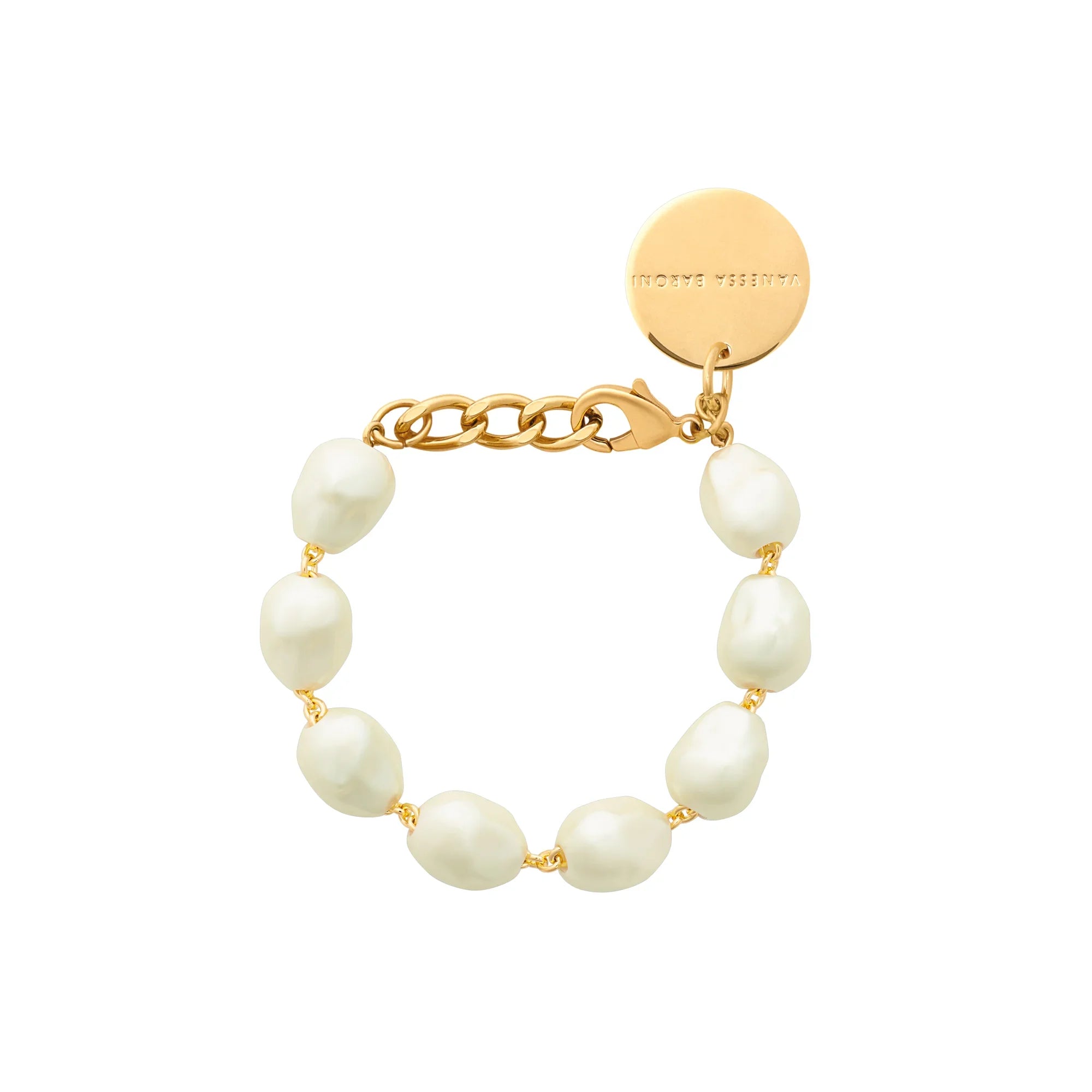 Organic Pearl Bracelet Pistachio Pearl