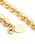 Organic Pearl Necklace Short gold