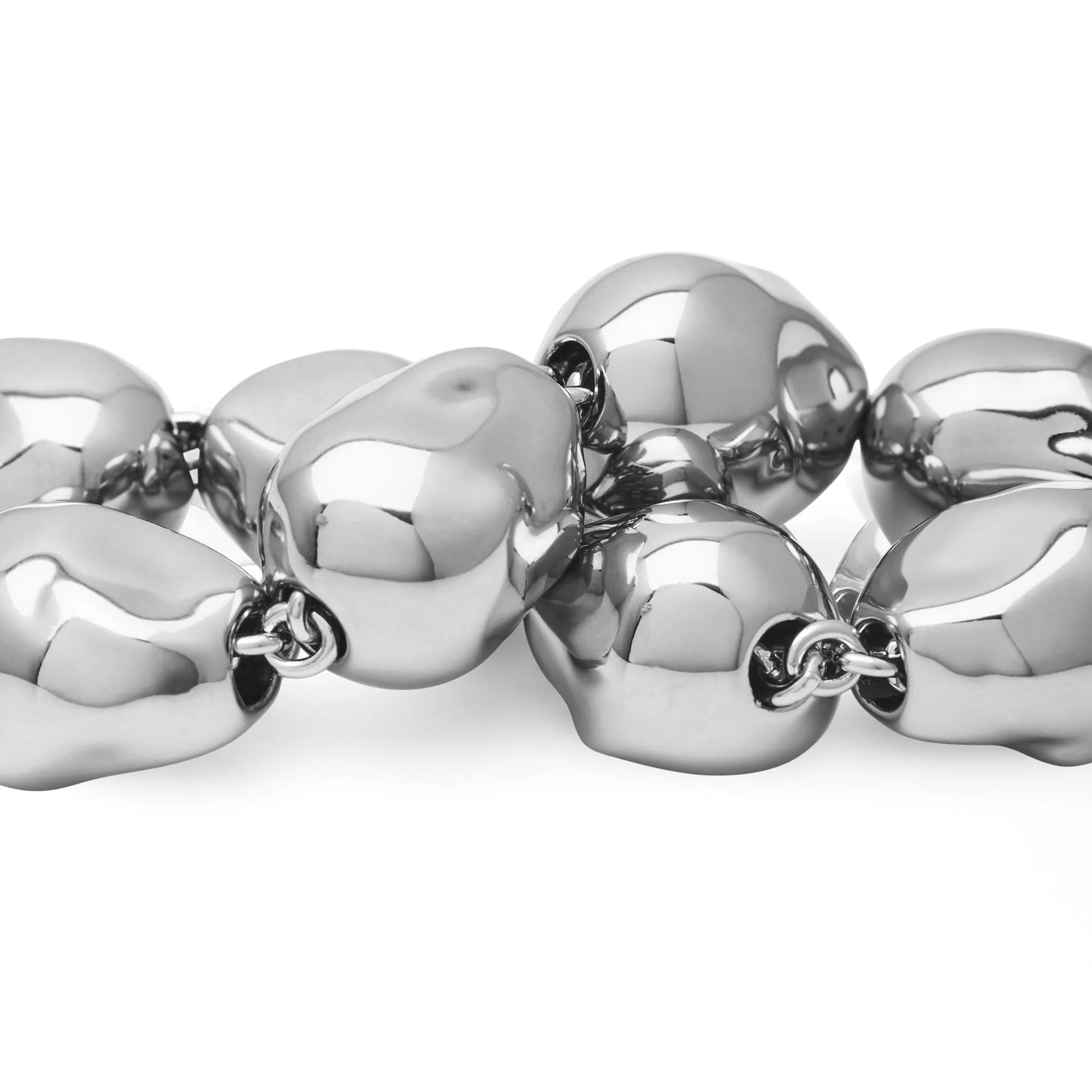 Organic Pearl Bracelet Silver