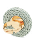 Raffia Disc Ring Pistachio