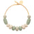 Raffia Multi Beads Necklace Pistachio Sand