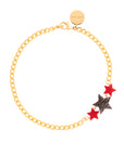 Star Necklace multi red