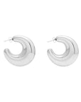 Super Moon Earring Silver