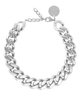 Flat Chain Necklace Silver - Vanessa Baroni