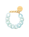Mini Flat Chain Bracelet cloud marble
