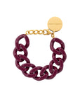 Flat Chain Bracelet berry
