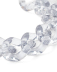 Flat Chain Bracelet clear