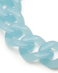 Flat Chain Bracelet opaline blue