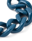 Flat Chain Bracelet petrol