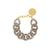 Flat Chain Bracelet Greige Marble - Vanessa Baroni