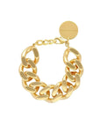 Flat Chain Bracelet Gold - Vanessa Baroni