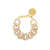 Flat Chain Bracelet Honey Marble - Vanessa Baroni