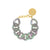 Flat Chain Bracelet Iridescent Clear - Vanessa Baroni