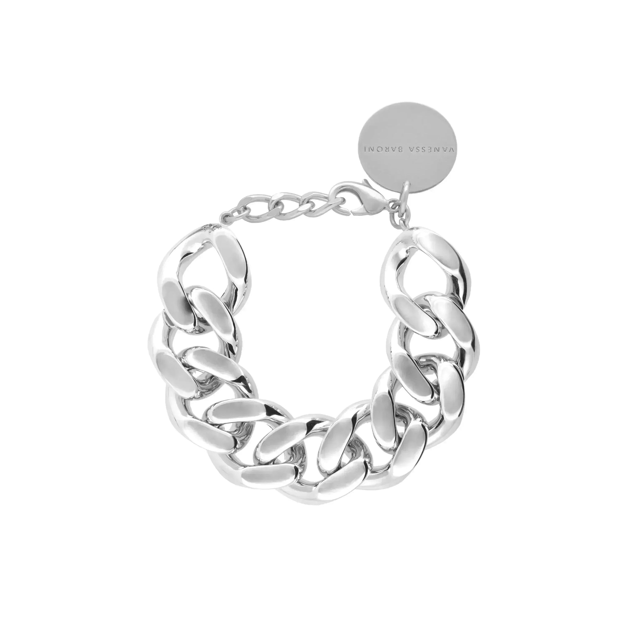 Flat Chain Bracelet Silver - Vanessa Baroni