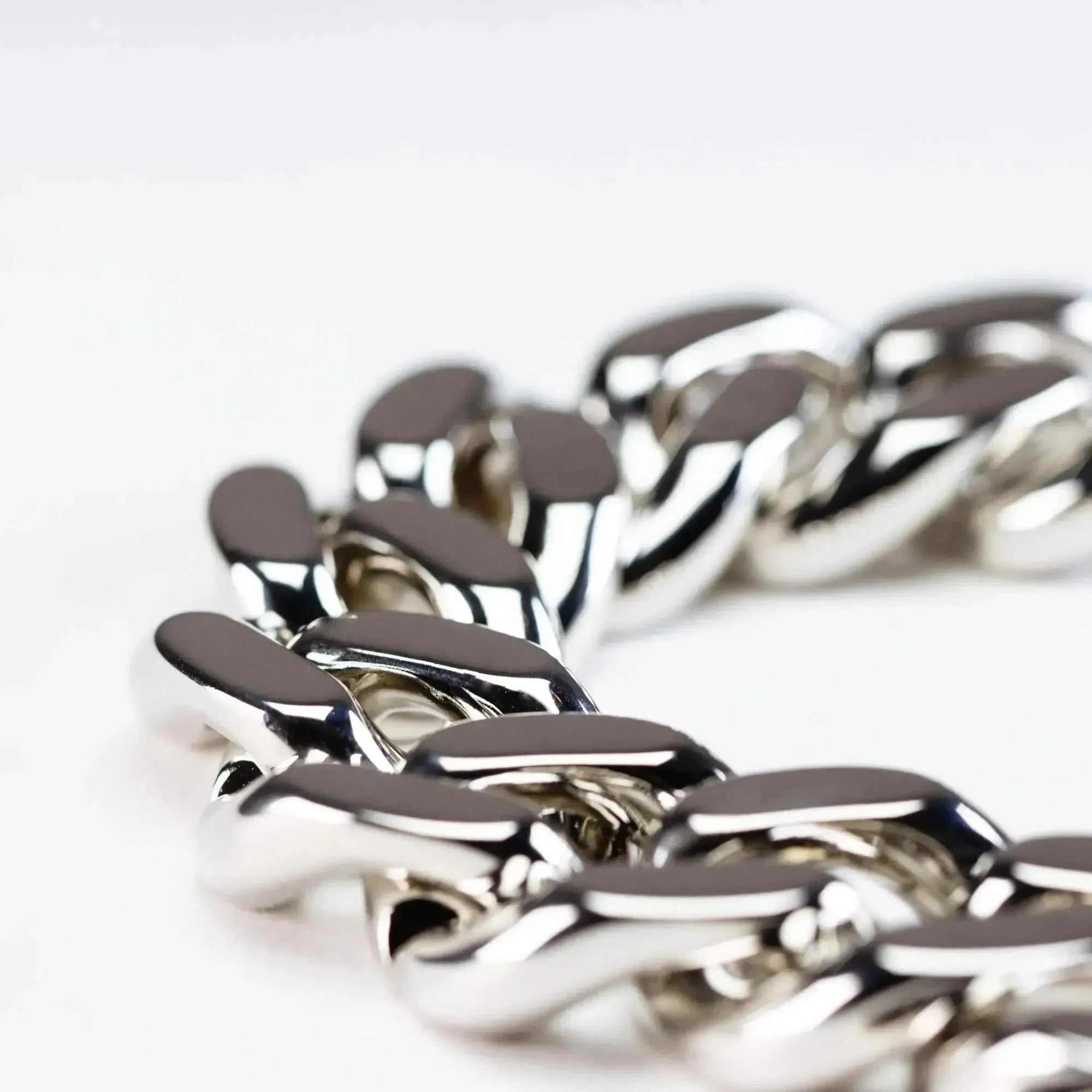 Mini Flat Chain Bracelet Silver - Vanessa Baroni