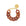 Flat Chain Bracelet Cognac Marble - Vanessa Baroni