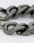 Flat Chain Bracelet Ultrablack - Vanessa Baroni