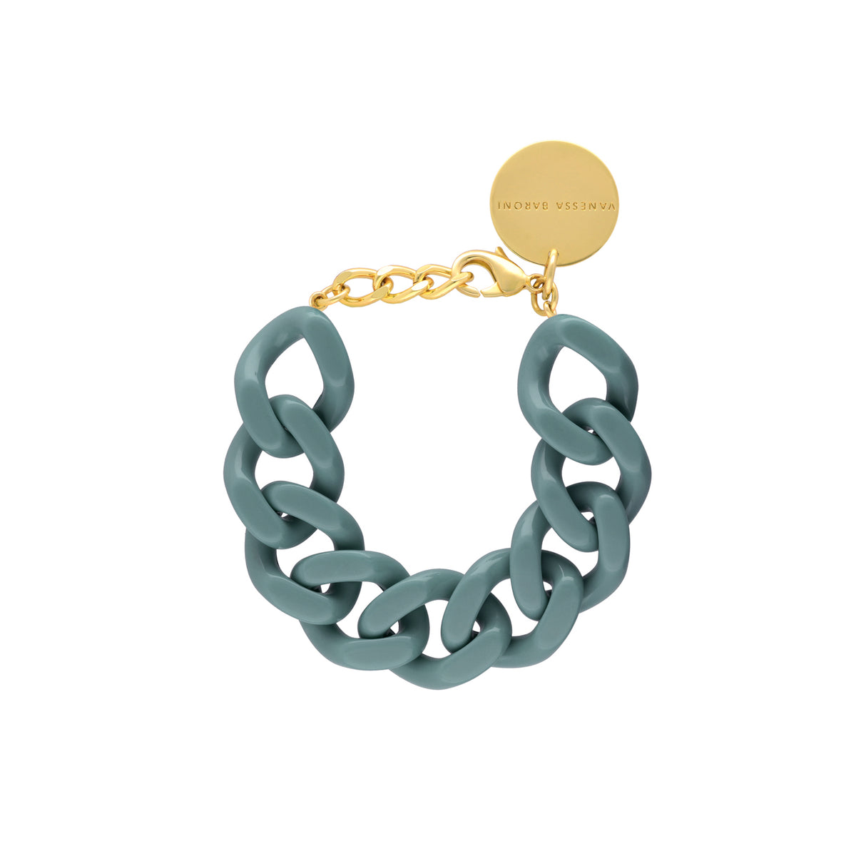 Flat Chain Bracelet Winter Mint