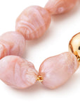 VB X Jennifer Knäble Big Organic Pearl Necklace Short apricot crush