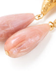 VB X Jennifer Knäble Starfish Drop Earring gold - apricot crush