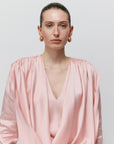 Moon Earring blush marble