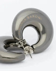 Moon Earring Ultrablack - Vanessa Baroni