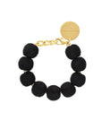 Wrapped Beads Bracelet Black - Vanessa Baroni