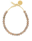 Mini Beads Necklace Biancone Marble - Vanessa Baroni