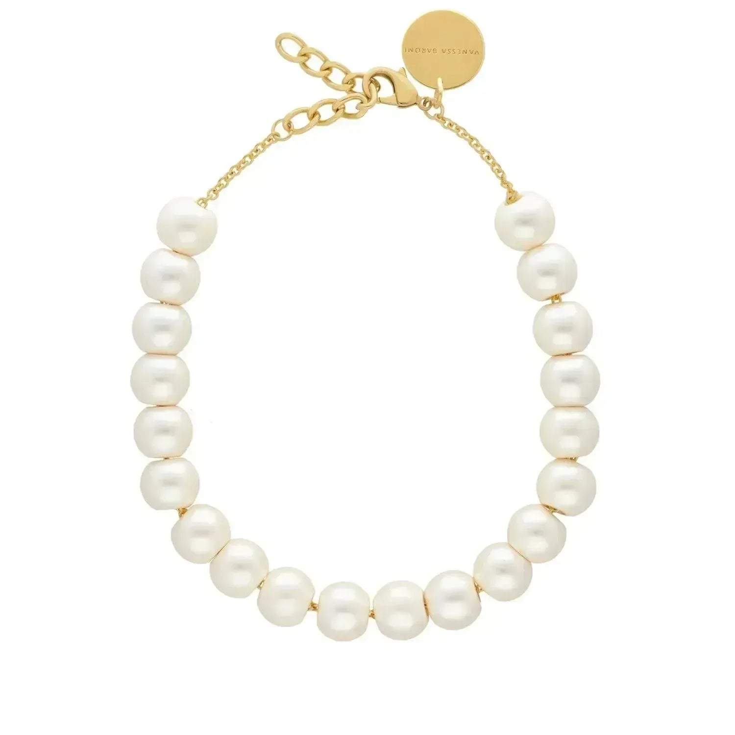 Small Beads Necklace Short Pearl - Vanessa Baroni