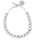 Small Beads Necklace Short Silver - Vanessa Baroni