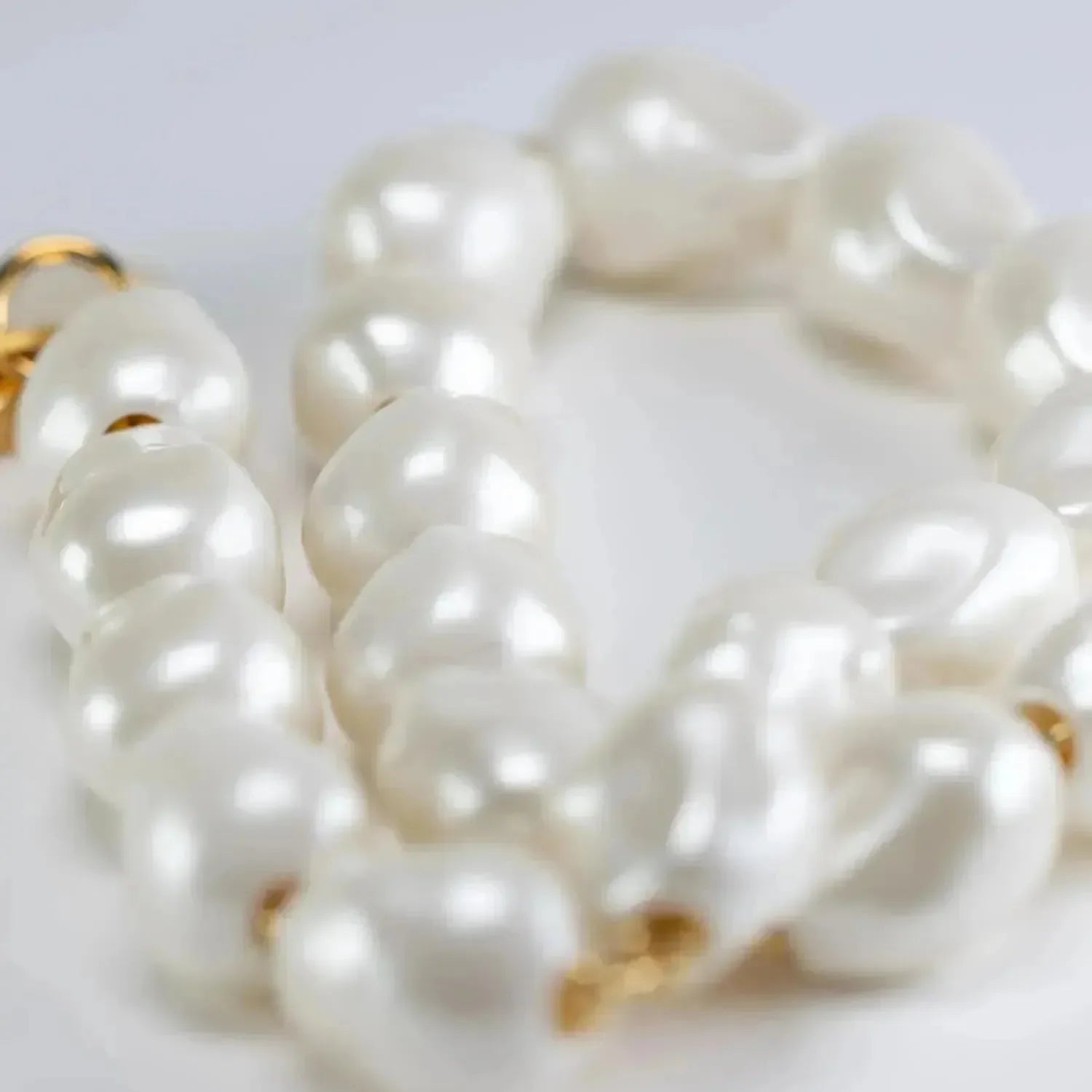 Organic Pearl Necklace Short Pearl - Vanessa Baroni