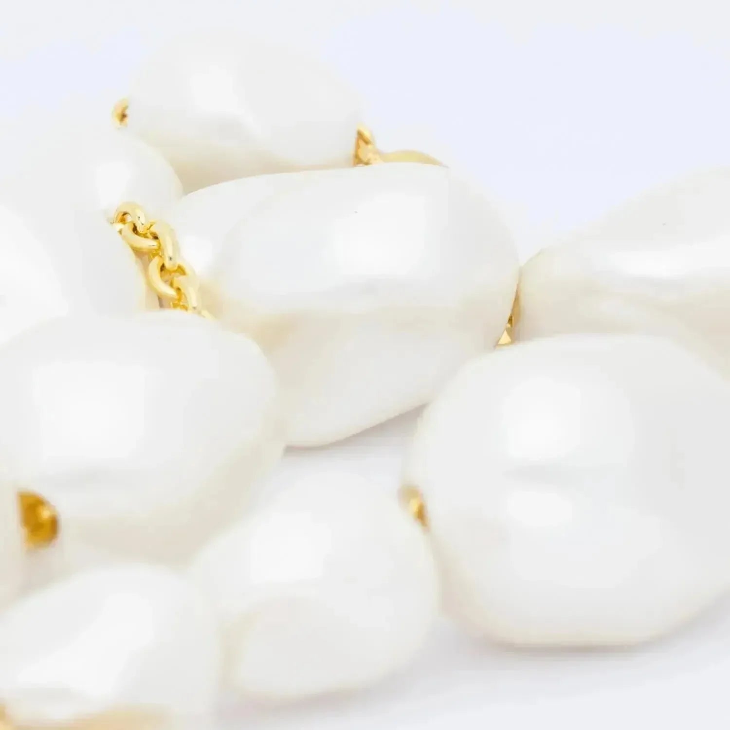Big Organic Pearl Necklace Short Pearl - Vanessa Baroni