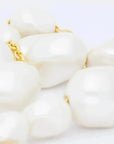 Big Organic Pearl Necklace Short Pearl - Vanessa Baroni