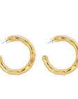 Bamboo Big Earring Gold