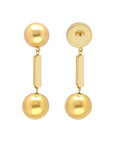 Ball Chain Earring Gold
