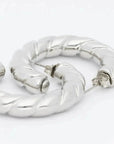 Rope Earring Silver - Vanessa Baroni