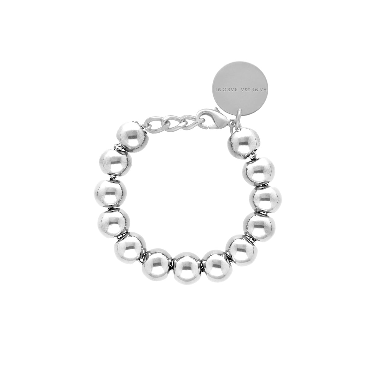 Mini Beads Bracelet Silver