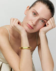 Flex Bracelet Gold - Lemon Marble
