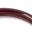 Aurora Bangle bordeaux marble